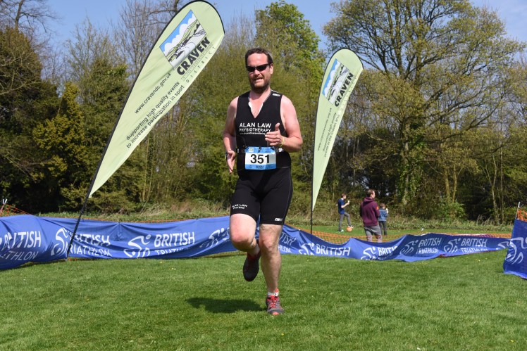 Skipton Triathlon Finish